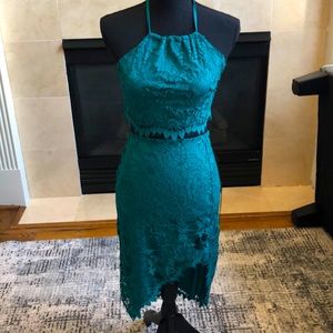For Love & Lemons Maui Waui Teal Lace